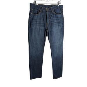 Levi's  Mens Jeans 514  34"x34"Wiskering as shown Width leg 17"Medium wash GUC